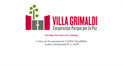 Desktop Screenshot of museovillagrimaldi.info